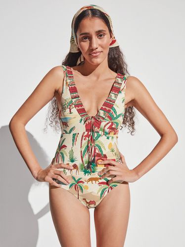 Bañador estampado sin aro - Gisela - Bañador - Modalova