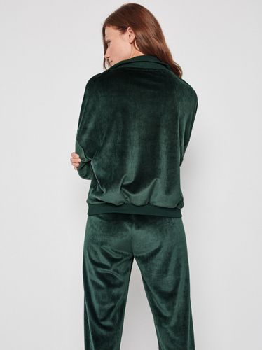 Pijama cuello alto de terciopelo Verde - Gisela - Jersey - Modalova