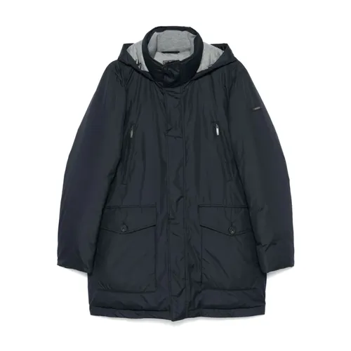 Peserico - Coats > Parkas - Blue - Peserico - Modalova