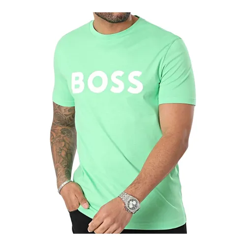 Hugo - Tops > T-Shirts - Green - Hugo - Modalova
