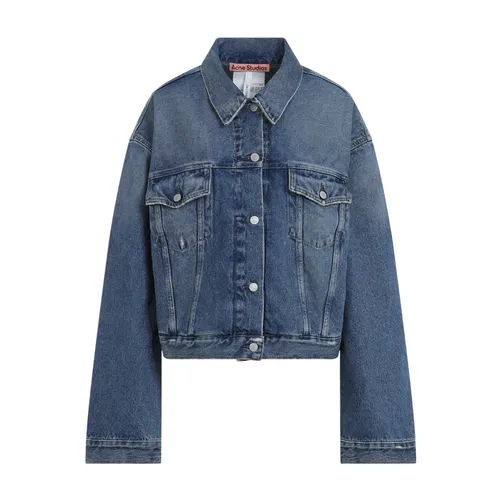 Blue Cotton Denim Jacket - Acne Studios - Modalova