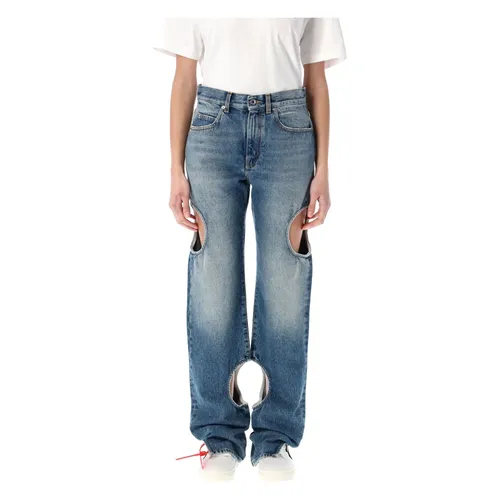 Jeans > Loose-fit Jeans - - Off White - Modalova
