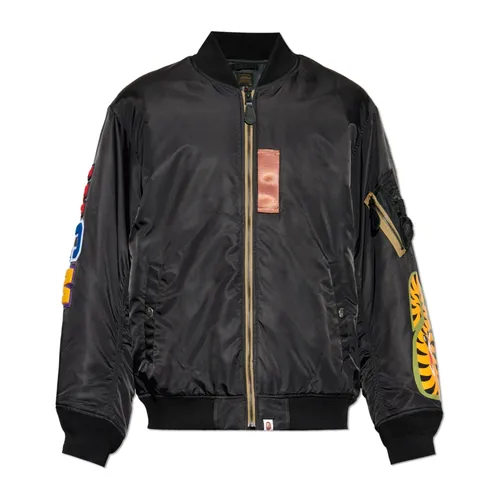 Shark Bomber Jacket - A BATHING APE - Modalova
