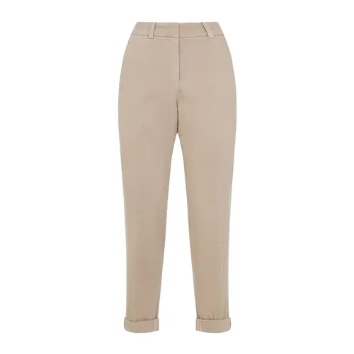 Trousers > Slim-fit Trousers - - Peserico - Modalova
