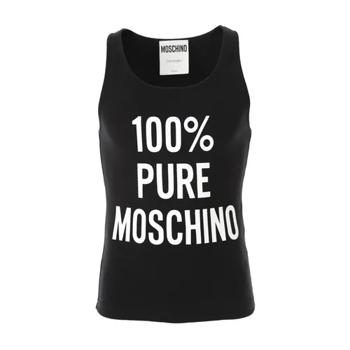 Tops > Sleeveless Tops - - Moschino - Modalova
