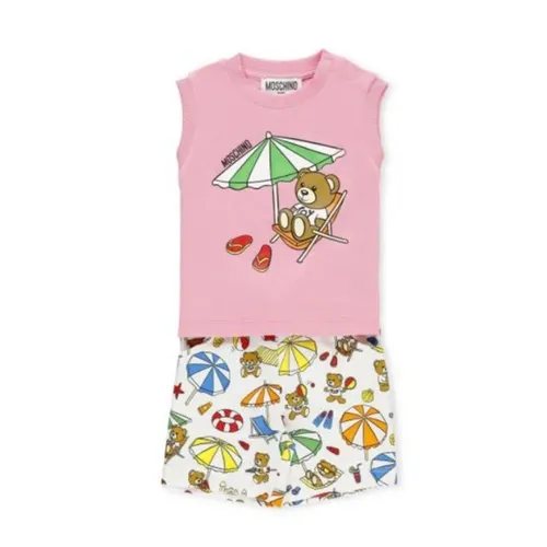Teddy Bear Shorts Set - Moschino - Modalova