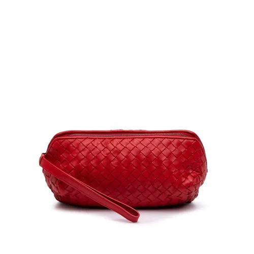 Pre-owned Woven Leather Pouch - Bottega Veneta Vintage - Modalova