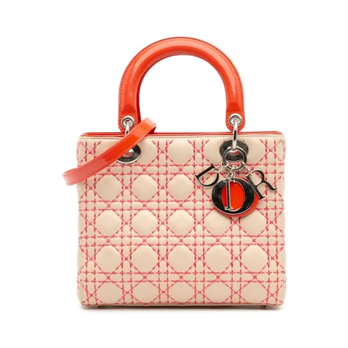 Pre-owned Quilted Leather Top Handle Bag - Dior Vintage - Modalova