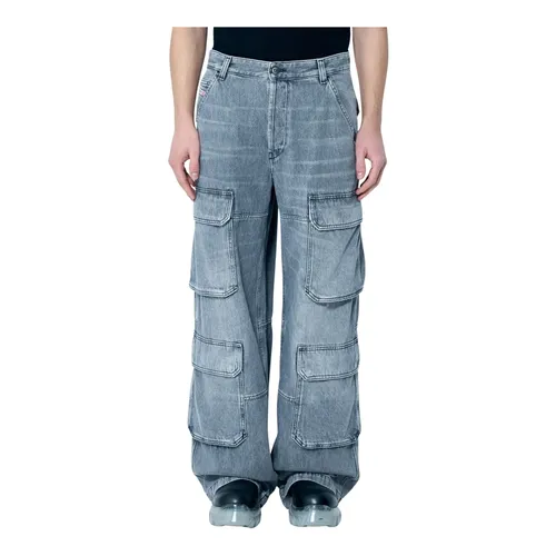 Jeans > Wide Jeans - - Diesel - Modalova