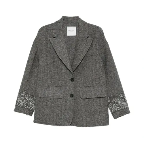 Kurzer Acryl Mantel - Ermanno Scervino - Modalova