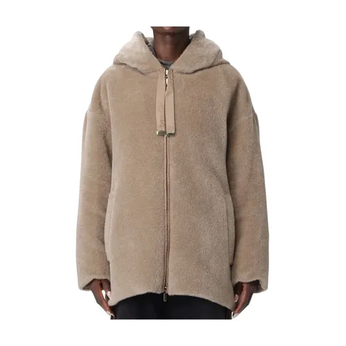 Olivia Reversible Shearling Jacket - Max Mara - Modalova