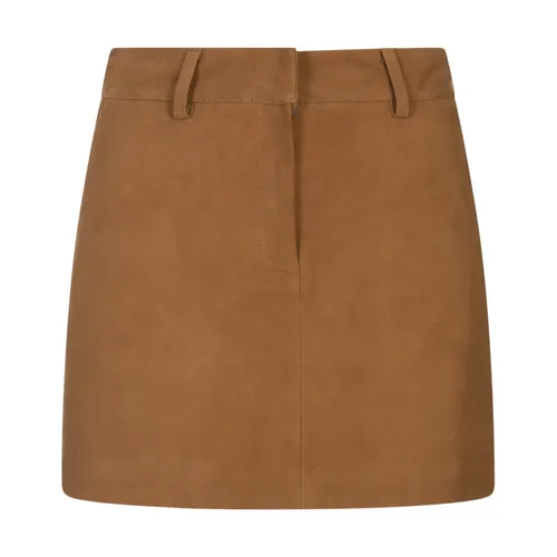 Brauner Lederrock - Giuseppe Di Morabito - Modalova