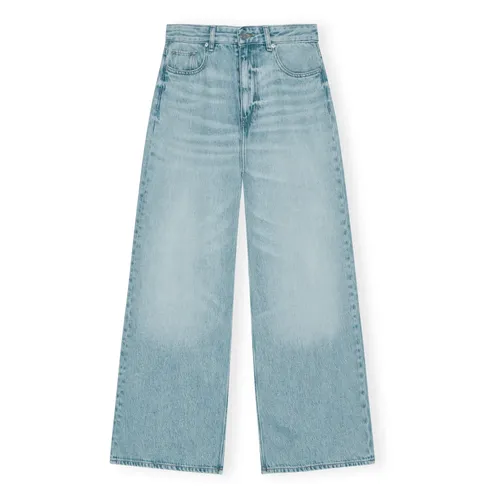 Ganni - Jeans > Wide Jeans - Blue - Ganni - Modalova