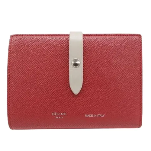 Pre-owned Leather Wallet - Celine Vintage - Modalova