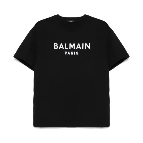 Black T-shirts and Polos - Balmain - Modalova
