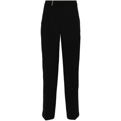 Trousers > Straight Trousers - - Peserico - Modalova