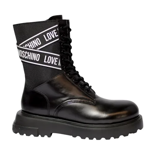 Lace-up Boots - Love Moschino - Modalova