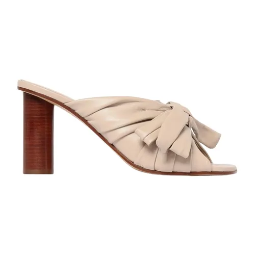 Black Bow Detail Heeled Sandals - JW Anderson - Modalova