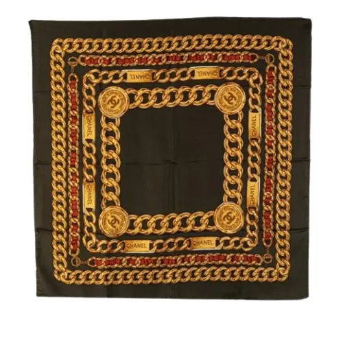 Pre-owned > Pre-owned Accessories > Pre-owned Scarves - - Chanel Vintage - Modalova