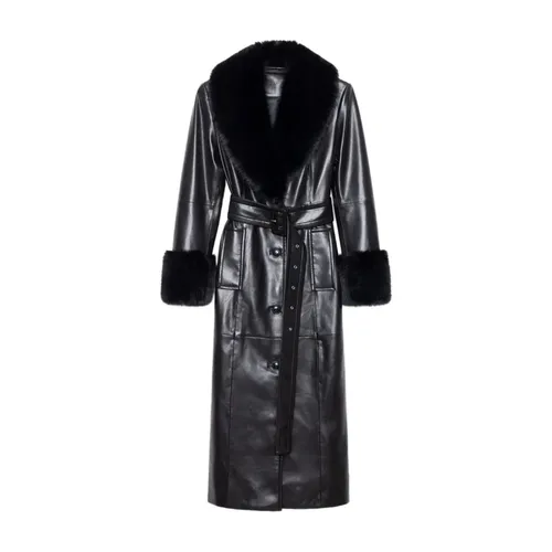 Coats > Belted Coats - - Stand Studio - Modalova