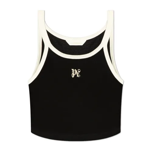 Tops > Sleeveless Tops - - Palm Angels - Modalova