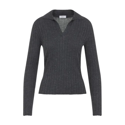 Knitwear > V-neck Knitwear - - Peserico - Modalova