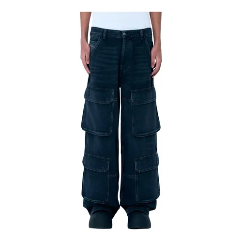 Jeans > Wide Jeans - - Diesel - Modalova