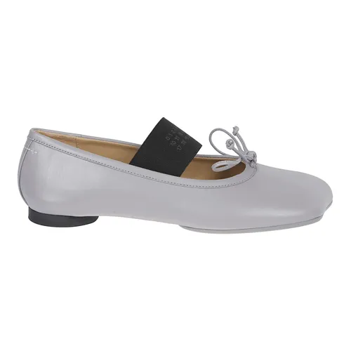 Silver Anatomic Ballerina Flat Shoes - MM6 Maison Margiela - Modalova