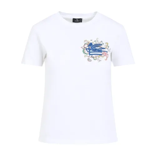 Etro - Tops > T-Shirts - White - Etro - Modalova