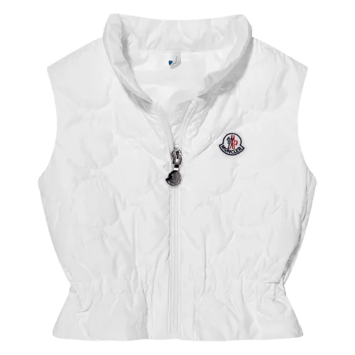 Baby Girls Ambertine White Down Vest - Moncler - Modalova