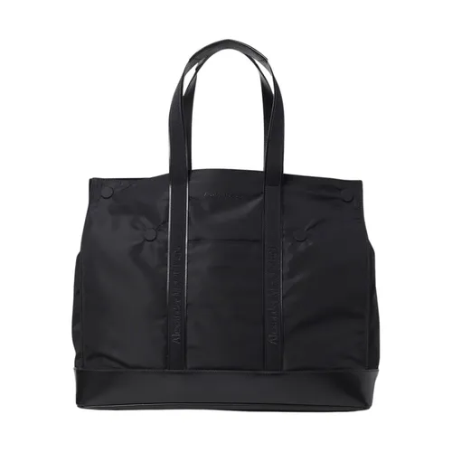 Black Nylon Tote Bag - Alexander McQueen - Modalova