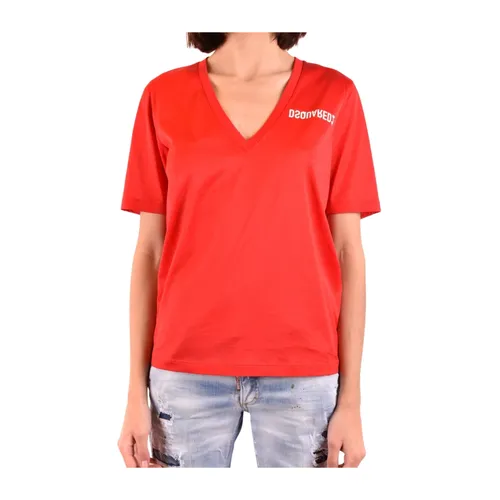 Dsquared2 - Tops > T-Shirts - Red - Dsquared2 - Modalova
