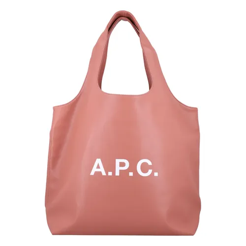 Dark Pink Handbag with Large Handles - A.p.c. - Modalova