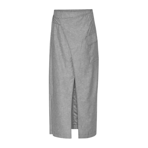 Classic Wrap Skirt in Grey - Remain Birger Christensen - Modalova
