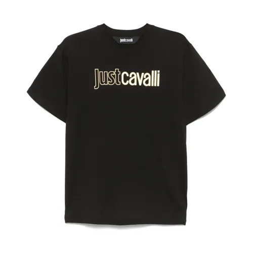 Black Crew Neck T-shirts and Polos - Just Cavalli - Modalova