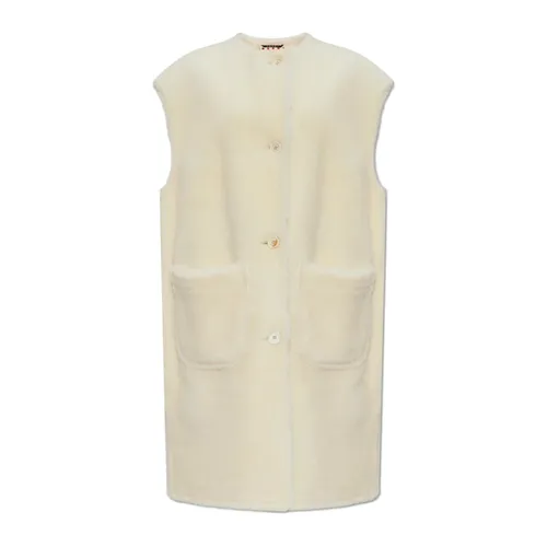 Marni - Jackets > Vests - Beige - Marni - Modalova