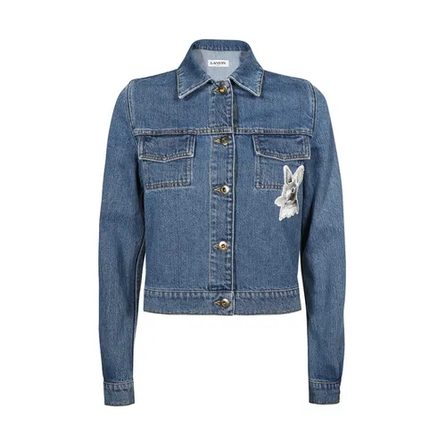 Jackets > Denim Jackets - - Lanvin - Modalova