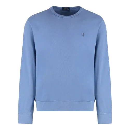 Embroidered Logo Cotton T-shirt - Polo Ralph Lauren - Modalova