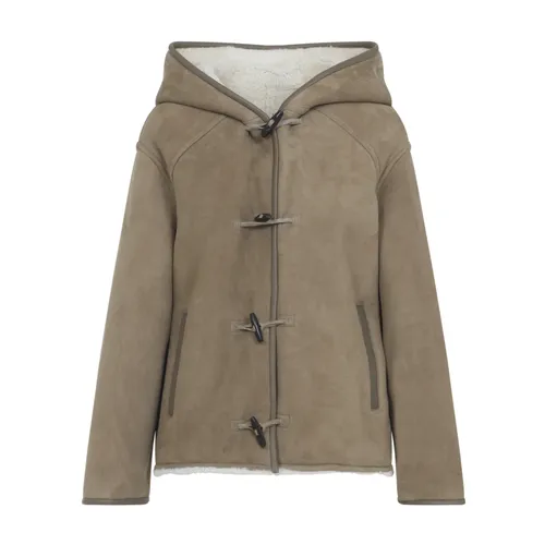 Jackets > Leather Jackets - - Yves Salomon - Modalova