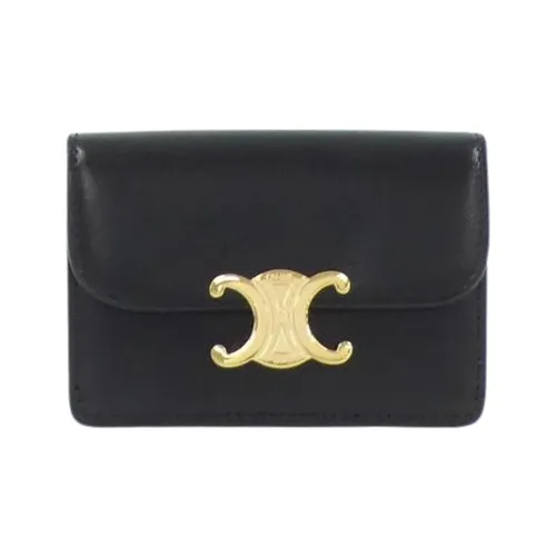 Pre-owned Leather Wallet - Celine Vintage - Modalova