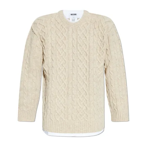 Knitwear > Round-neck Knitwear - - Moschino - Modalova