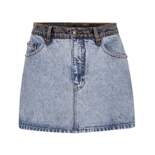 Patchwork Denim Skirt - Rotate Birger Christensen - Modalova