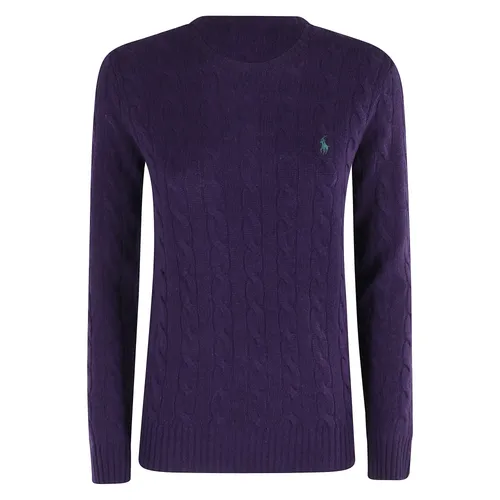 Weißer Langarm Rundhals Pullover - Polo Ralph Lauren - Modalova