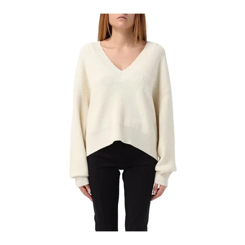 Ribbed Knit V-Neck Pullover Sweater - IRO - Modalova