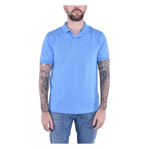 Sun68 - Tops > Polo Shirts - Blue - Sun68 - Modalova
