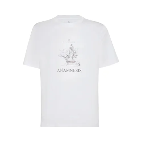 Tops > T-Shirts - - Brunello Cucinelli - Modalova