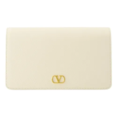 Grained Leather VLogo Clutch - Valentino Garavani - Modalova