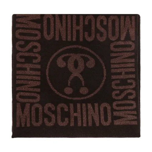 Sciarpa con logo - Moschino - Modalova