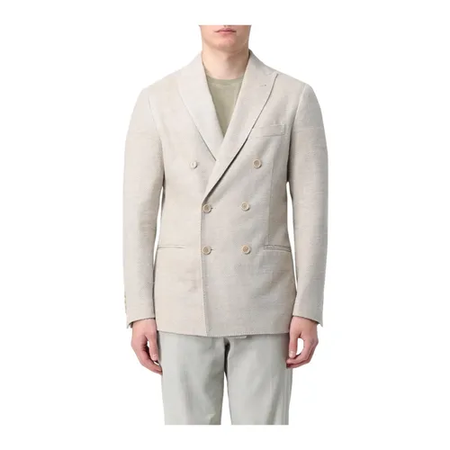 Fay - Jackets > Blazers - Beige - Fay - Modalova