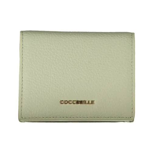 Green Leather Wallet with Multiple Compartments - Coccinelle - Modalova